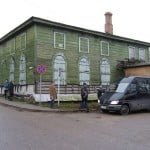 Green Synagogue in Rezekne, 2009, before restoration began. Photo: Aadne Sollid