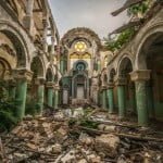 Constanţa, Romania. Ruined Ashkenazic synagogue, looking toward the Ark, August 2014. Photo © Dejan Petrovic