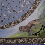 The lion in the Tranzit House synagogue in Cluj, Romania