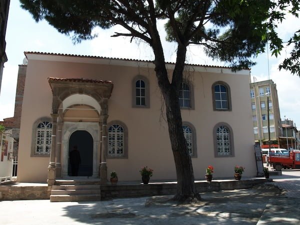 Yabets synagogue, Bergama, Turkey, exterior. Photo courtesy Izmir Project