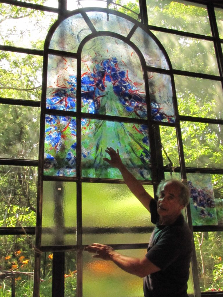 Barney Zeitz in his studio