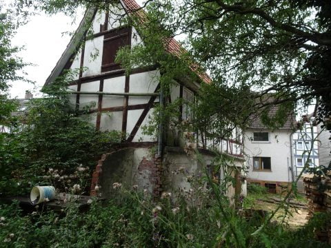 Teacher's house and mikvah building in Harmuthsachsen