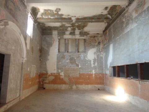 Carpi Old synagogue before restoration Photo: Carpi municipality