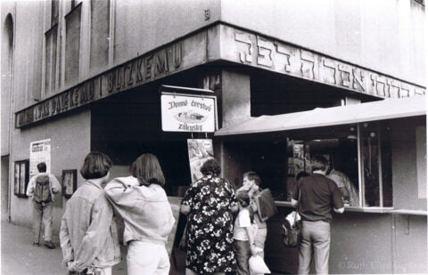 Smichov synagogue, Prague, 1991