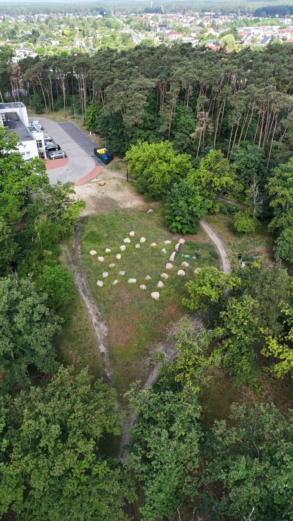 Aerial view in context. Oborniki. Photo: Tomasz Marciniak