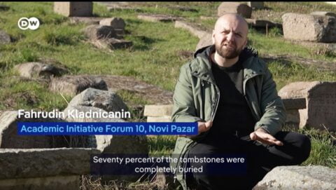 Screenshot from the Novi Pazar Deutsche Welle video
