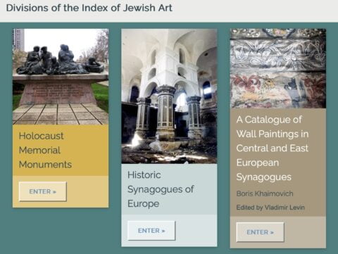 Some of the divisions of the Index of Jewish Art