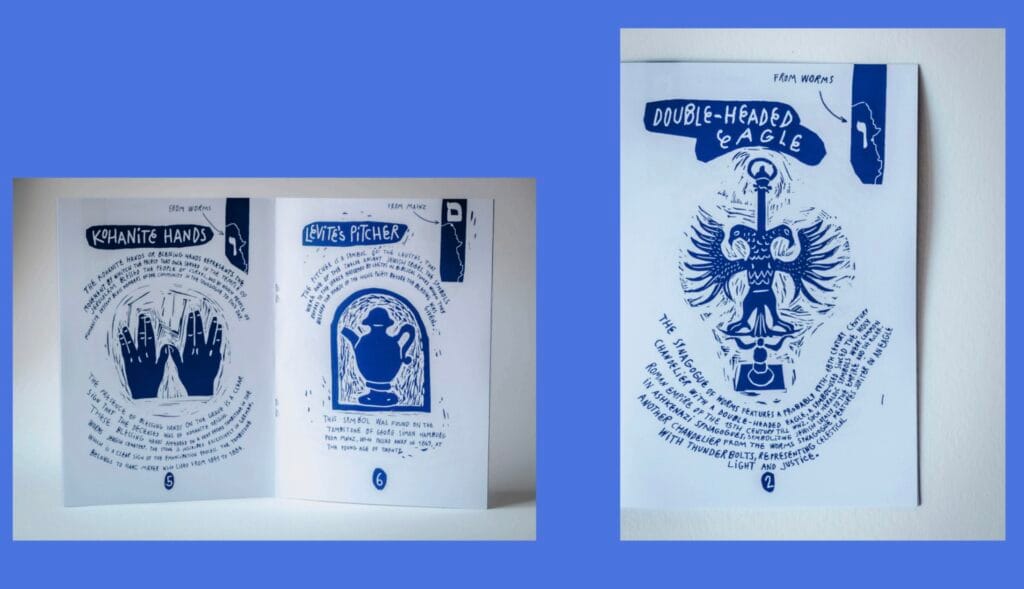 Pages from the ShUM zine publication