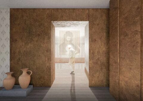 Artist's view of restoration of Svaty Jur synagogue. Photo: BSK