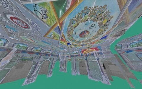 Screen grab of the Novoselytsia laser scan, by Skeiron