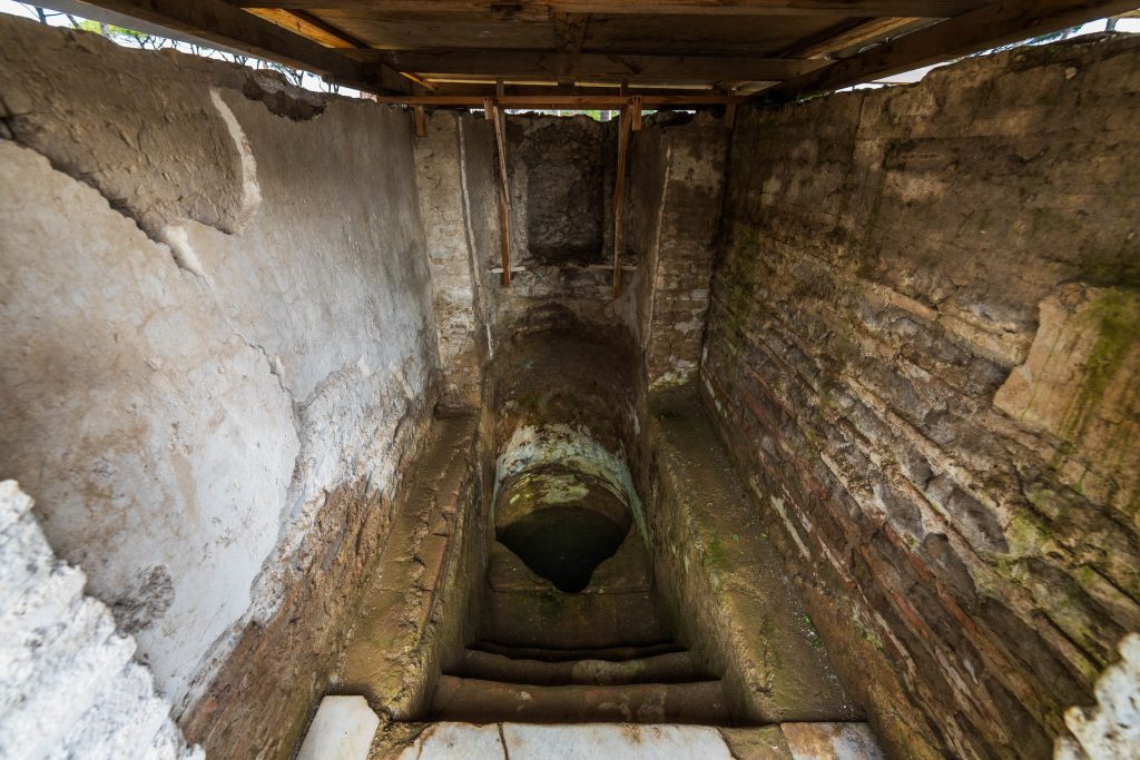 The Ostia Antica mikveh, snowing chamber and basin. Photo: Ministry of Culture