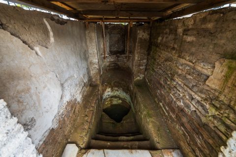 The Ostia Antica mikveh, snowing chamber and basin. Photo: Ministry of Culture